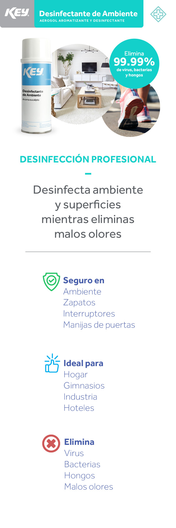 Desinfectante de Ambiente KEY