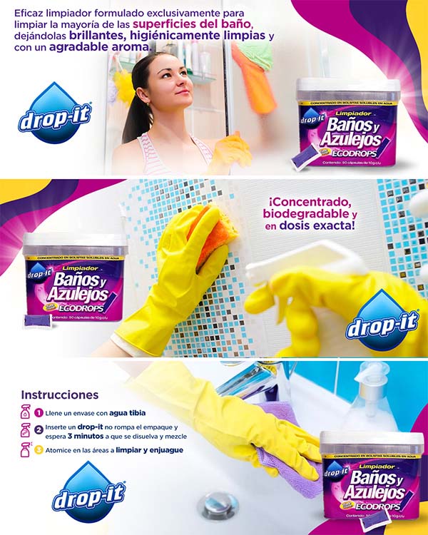 Limpia Baños y Azulejos Drop It
