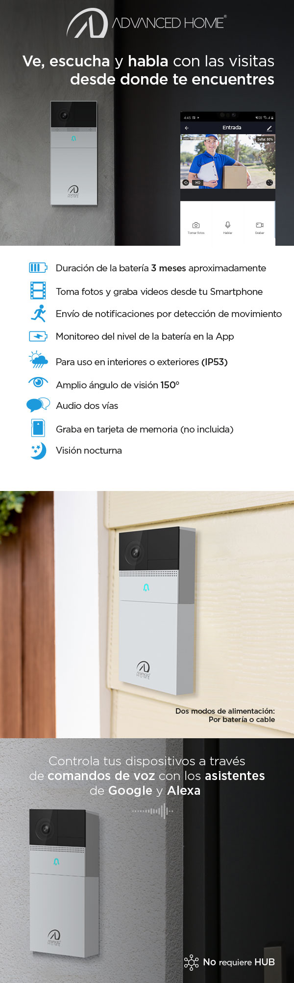 Video Interfon Inteligente Advanced Home LC-1216