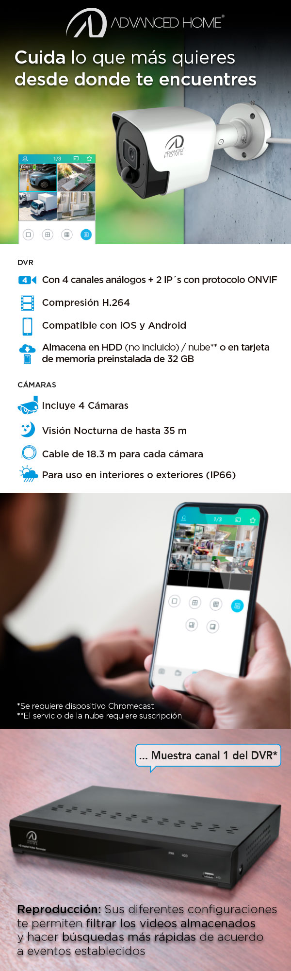 Sistema Vigilancia HD LC-1249