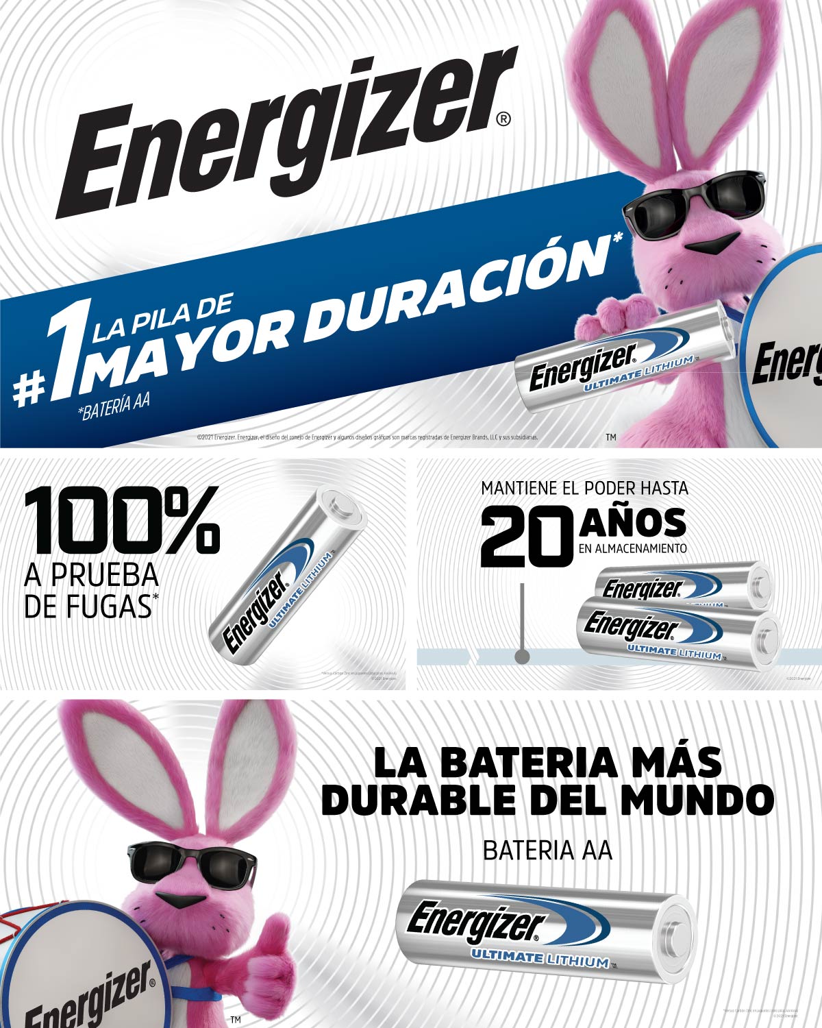 Pila Litio Energizer