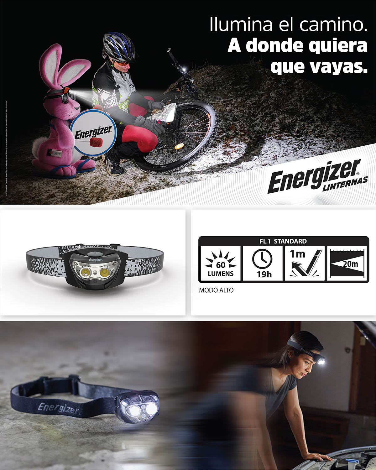 Linterna HeadlightEnergizer