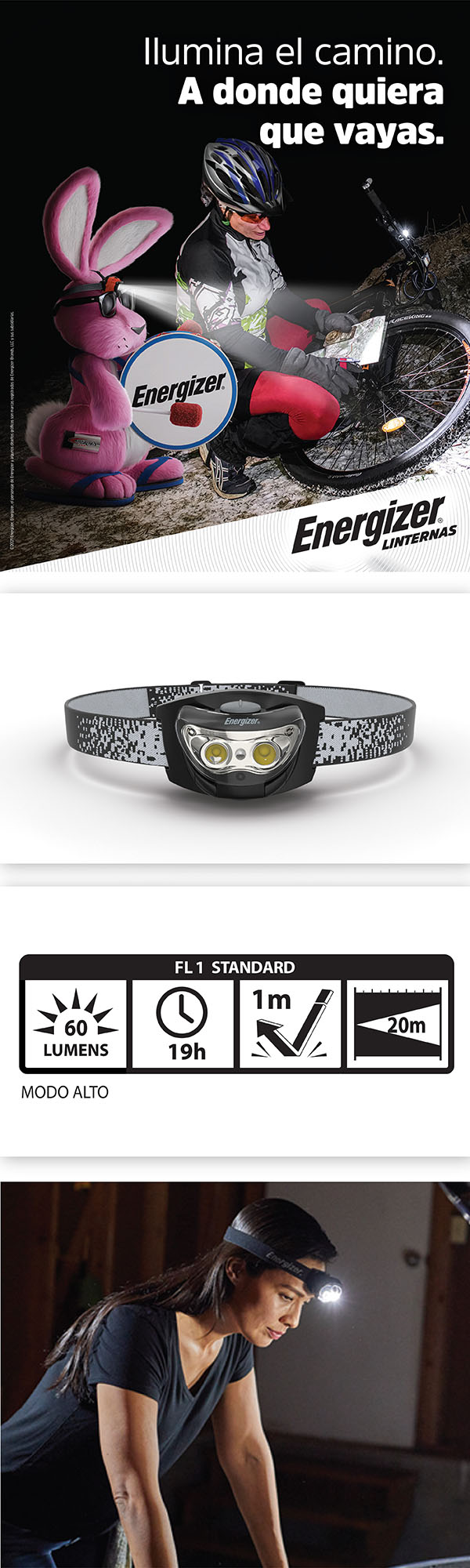 Linterna Headlight Energizer