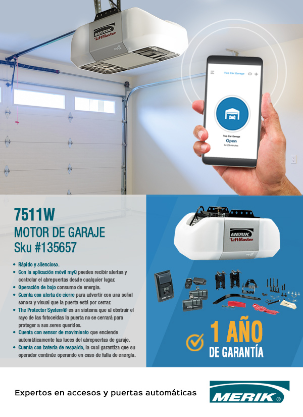 Abrepuertas para Garaje Merik 7511W