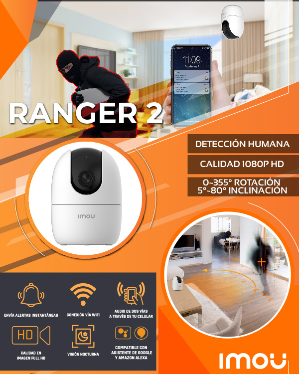 Camara Inteligente Ranger IPC-A22EN IMOU