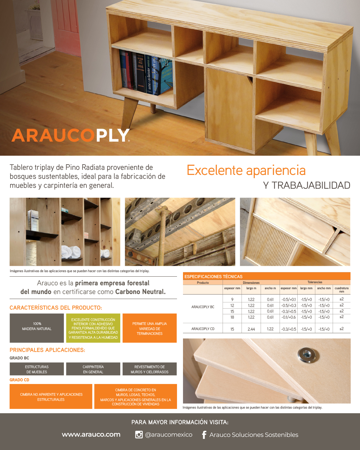 Araucoply Triplay The Home Depot Mexico