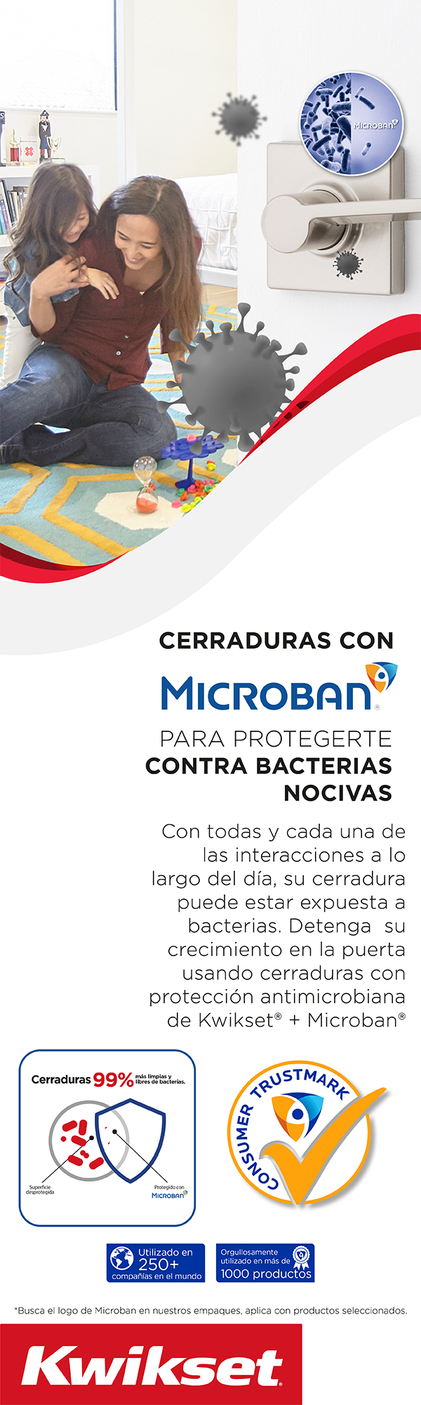 Kwikset Microban Home Depot México