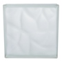 VIDRIO BLOCK WAVE SATINADO 30 X 30 X 10 CM INDEX