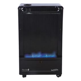 lenomex calefactor portátil gas lp flama azul negro 30 m2