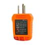 PROBADOR DE RECEPTÁCULO 110/125 VOLTS NARANJA KLEI