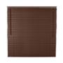 PERSIANA HORIZONTAL DE PVC 160 X 150 CM CAFÉ WENGUE