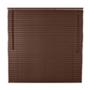PERSIANA HORIZONTAL DE PVC 160 X 160 CM CAFÉ WENGUE