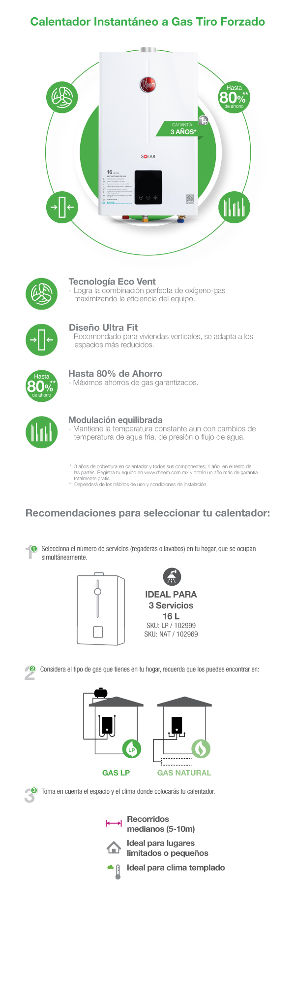 Calentador semi-instantáneo ¿Dónde está el ahorro energético?