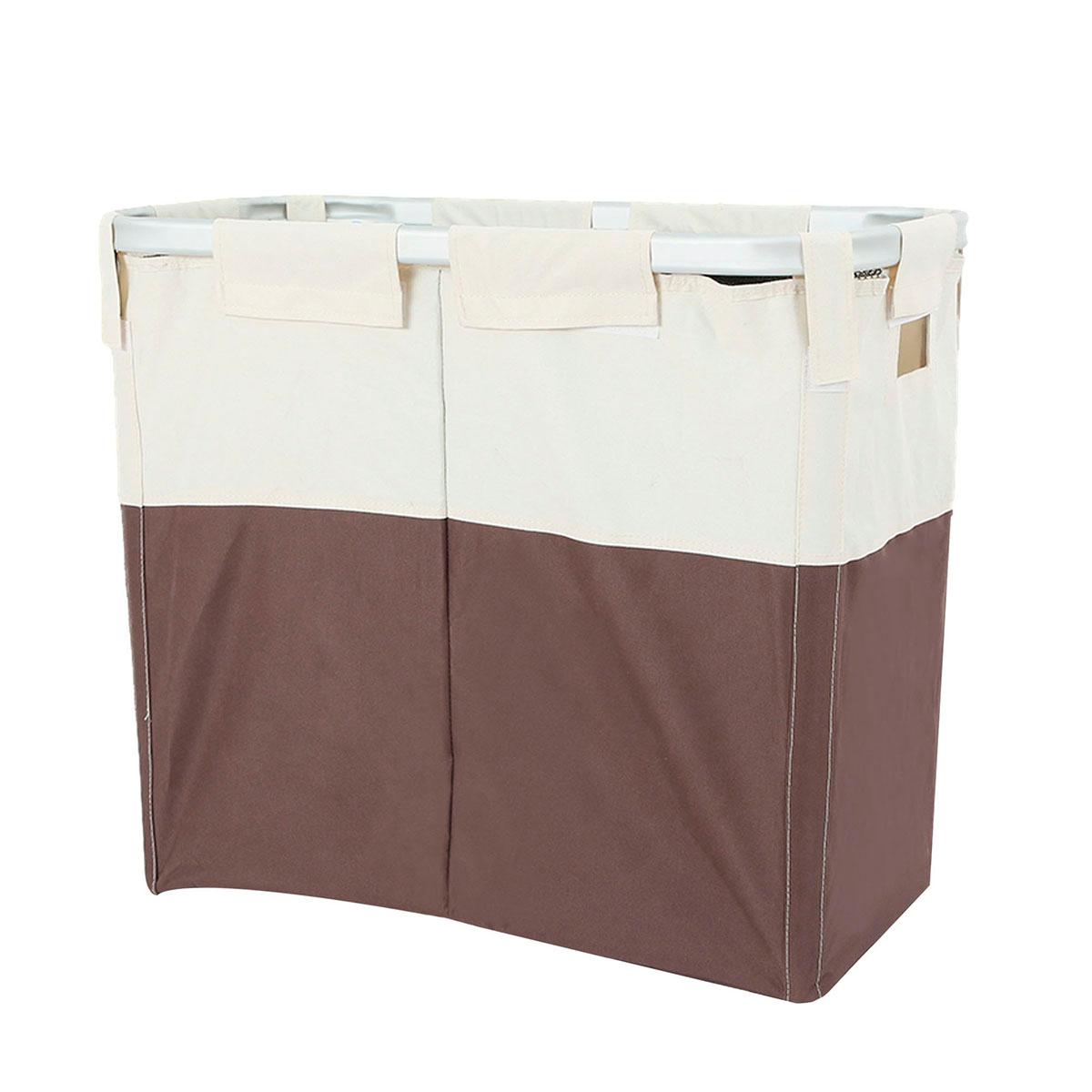 CESTO PARA ROPA POLIÉSTER 62.5 X 32 X 53.3 CM CAFÉ The Home Depot México