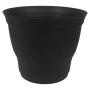 MACETA MONACO 10" NEGRO