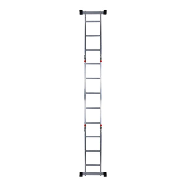  Escaleras plegables de múltiples posiciones, escalera de 17  pies, extensión portátil, marco A, escalera de 4 escaleras, Escaleras de  aluminio para Trabajo, escalera telescópica de aluminio para el :  Herramientas y