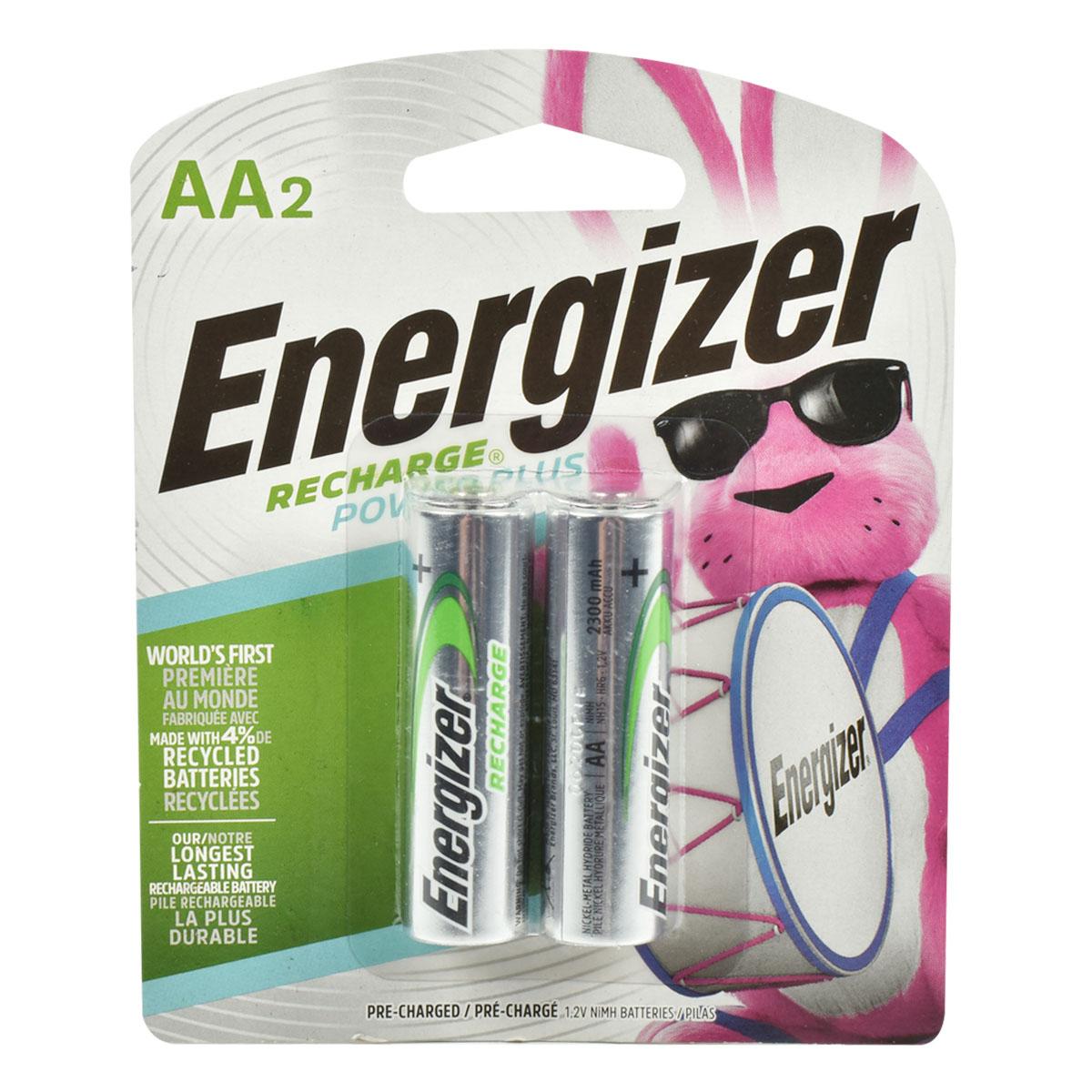 Pila Recargable AA Energizer C/2