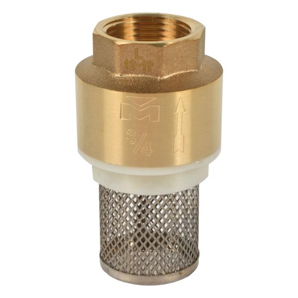 VÁLVULA DE PIE 3/4 DE PULGADA DORADO MUELLER