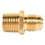 NIPLE DE 3/8 X 1/2 DE PULGADA DORADO COFLEX