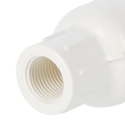 VALVULA CHECK PVC CEDULA 40 ROSCABLE 1/2 PULGADA | The Home Depot México