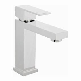 MONOMANDO CUADRADO CORTO PARA LAVABO CROMO