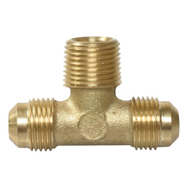 TEE TERMINAL 3/8 X 3/8 X 3 PULGADAS DORADO IUSA