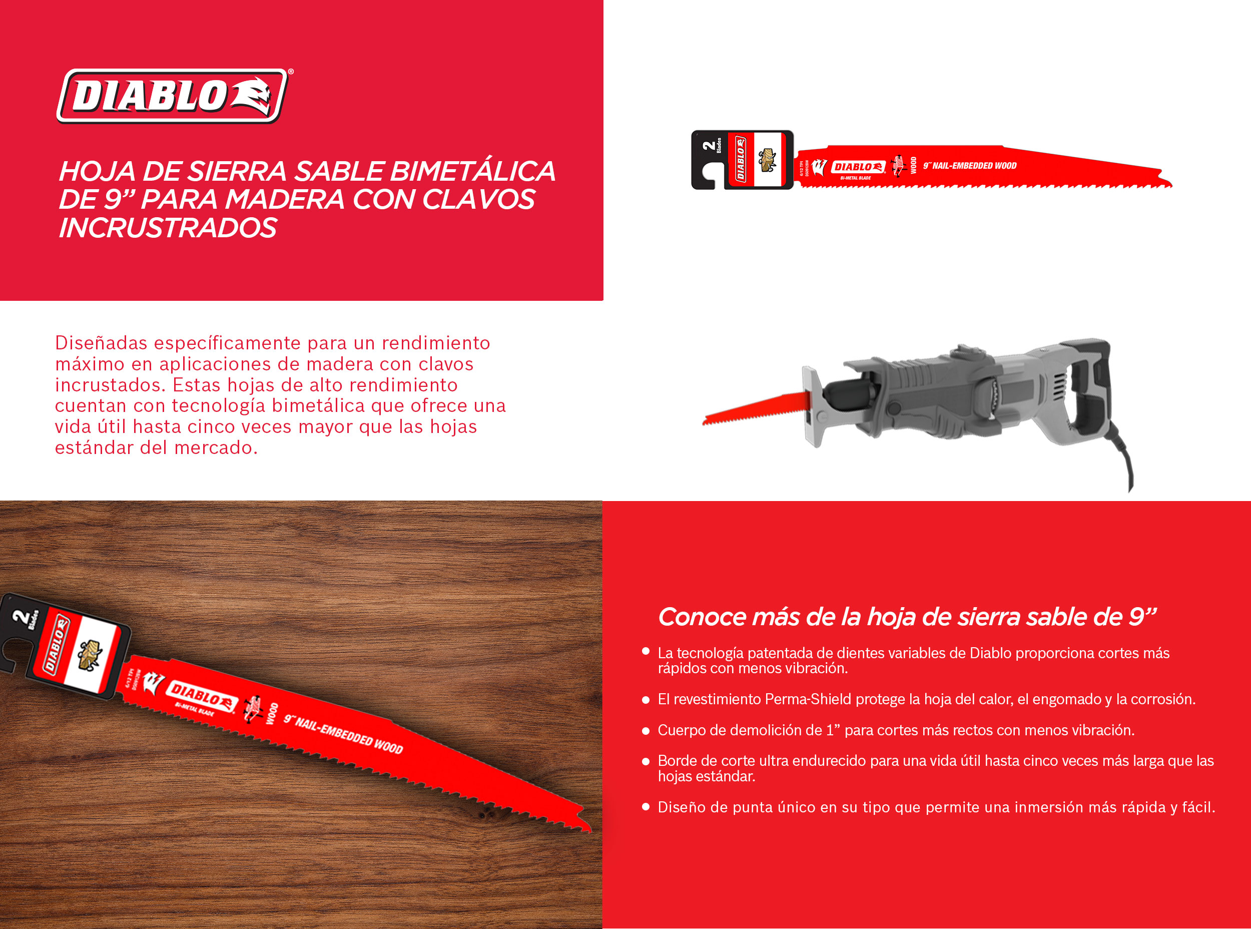SEGUETA PARA SIERRA BIMETAL 9 PULGADAS 2 PIEZAS | The Home Depot México
