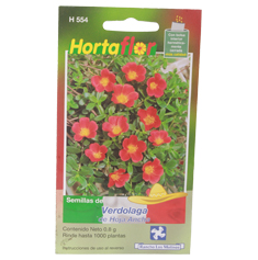 SEMILLAS DE VERDOLAGA DE HOJA ANCHA EN SOBRE DE 8 G