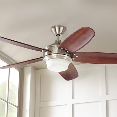 VENTILADOR DE TECHO VINTAGE INTERIOR BREEZEMORE 55.9 PULGADAS | The