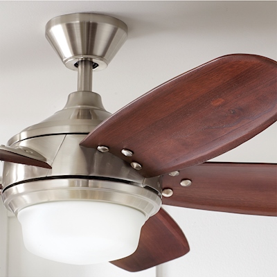 VENTILADOR DE TECHO VINTAGE INTERIOR BREEZEMORE 55.9 PULGADAS | The