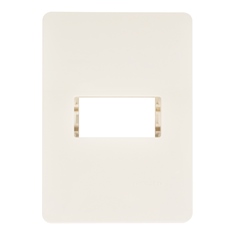 PLACA DE PARED 1 MÓDULO BLANCO