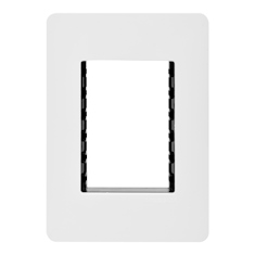 PLACA DE PARED 3 MÓDULOS BLANCO Y NEGRO
