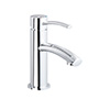 LLAVE RIBBON MONOMANDO BAJA PARA LAVABO DE BAÑO 17.4 CM CROMO PULIDO