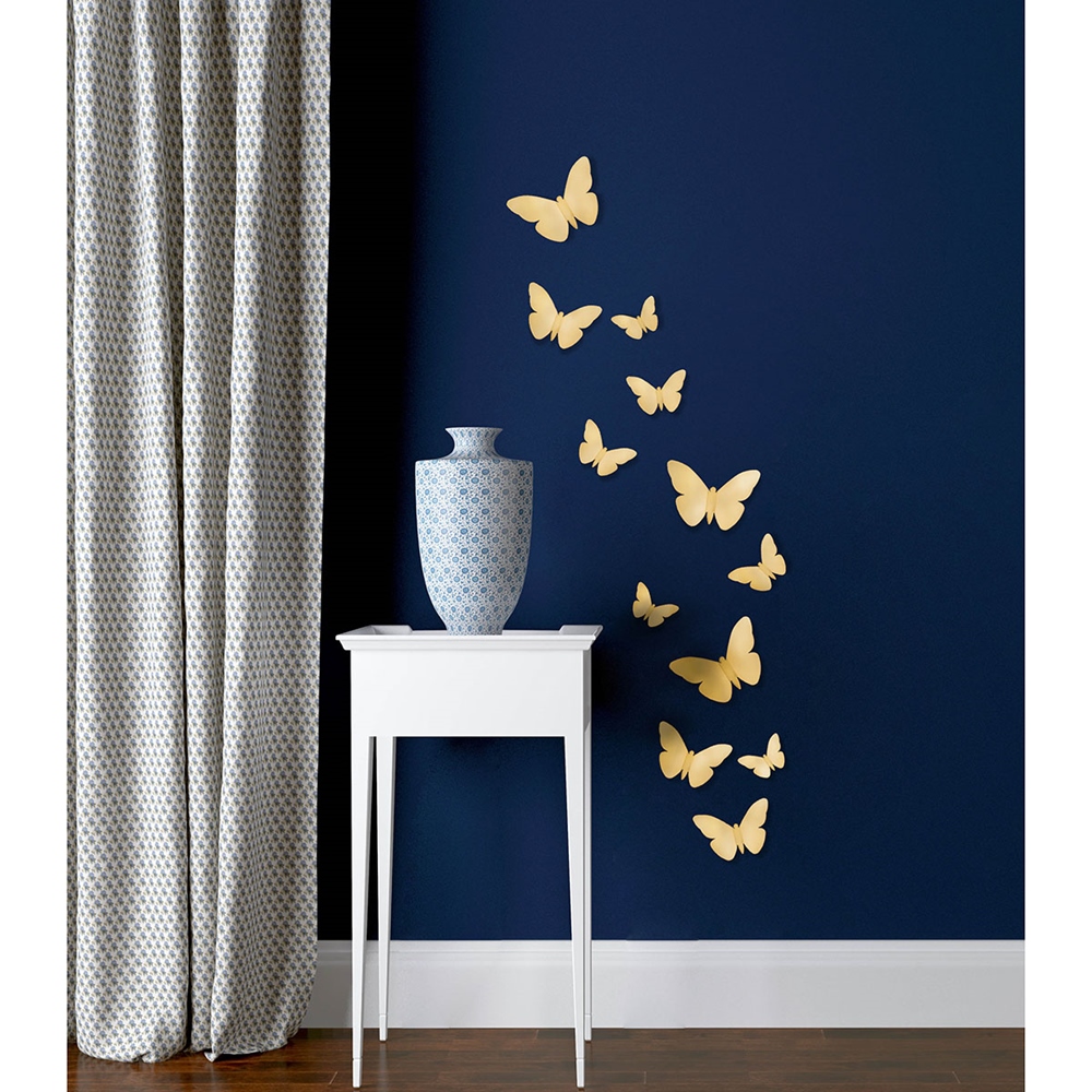 Mariposas de doble capa para decoración, decoración de pared de mariposa  3D, mariposas decorativas para fiestas, calcomanías en la pared para