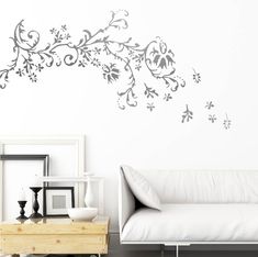 FLOR DE ORIENTE -Stencil, plantilla decorativa para pintar – SD