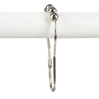 GANCHOS PARA CORTINA 12 PIEZAS PLATA MENYRE | The Home Depot México