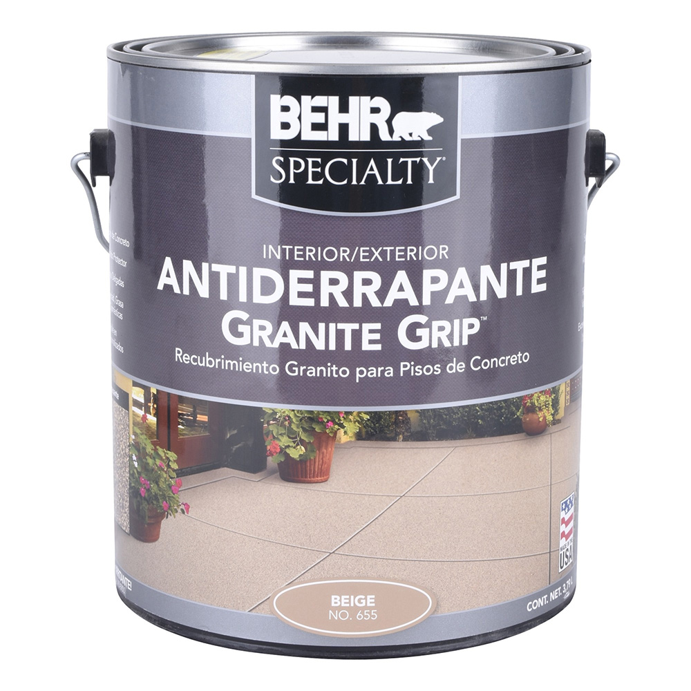 ANTIDERRAPANTE GRANITE GRIP INTERIOR/EXTERIOR BEHR SPECIALTY  LITROS |  The Home Depot México