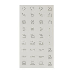 orion tabla de símbolos tipo calcomanía para módulos blanco schneider electric