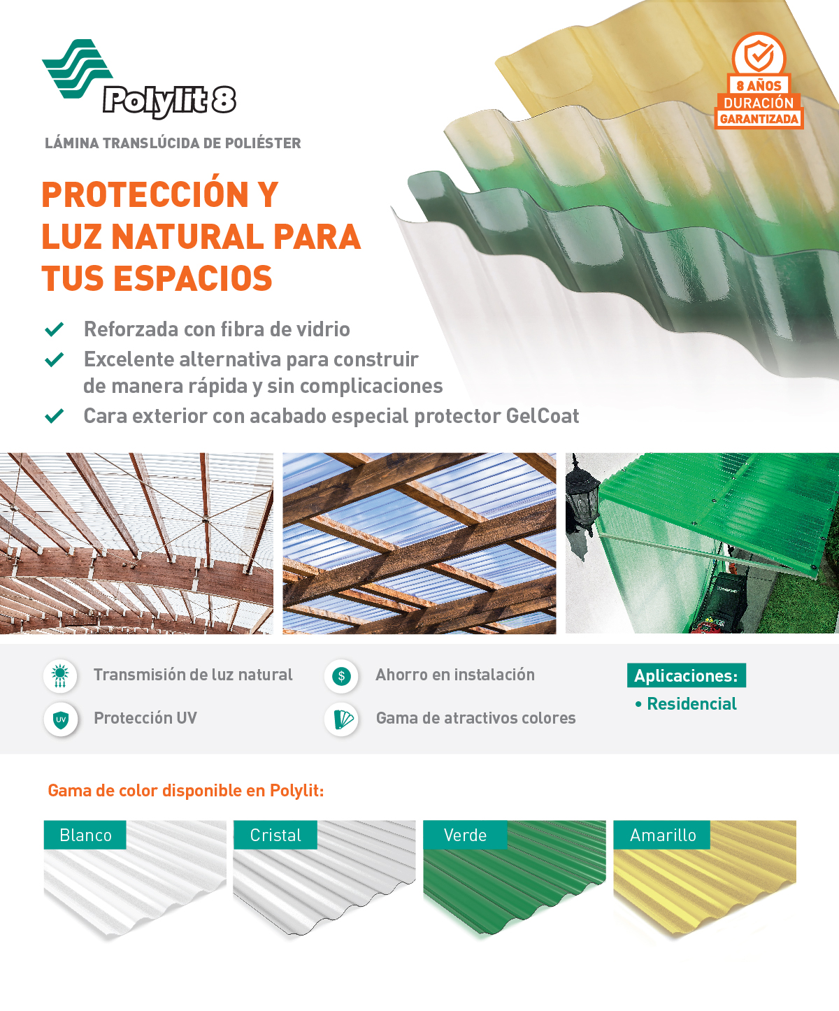 LÁMINA TRANSLÚCIDA AMARILLA DE 254 X 120 CM | The Home Depot México