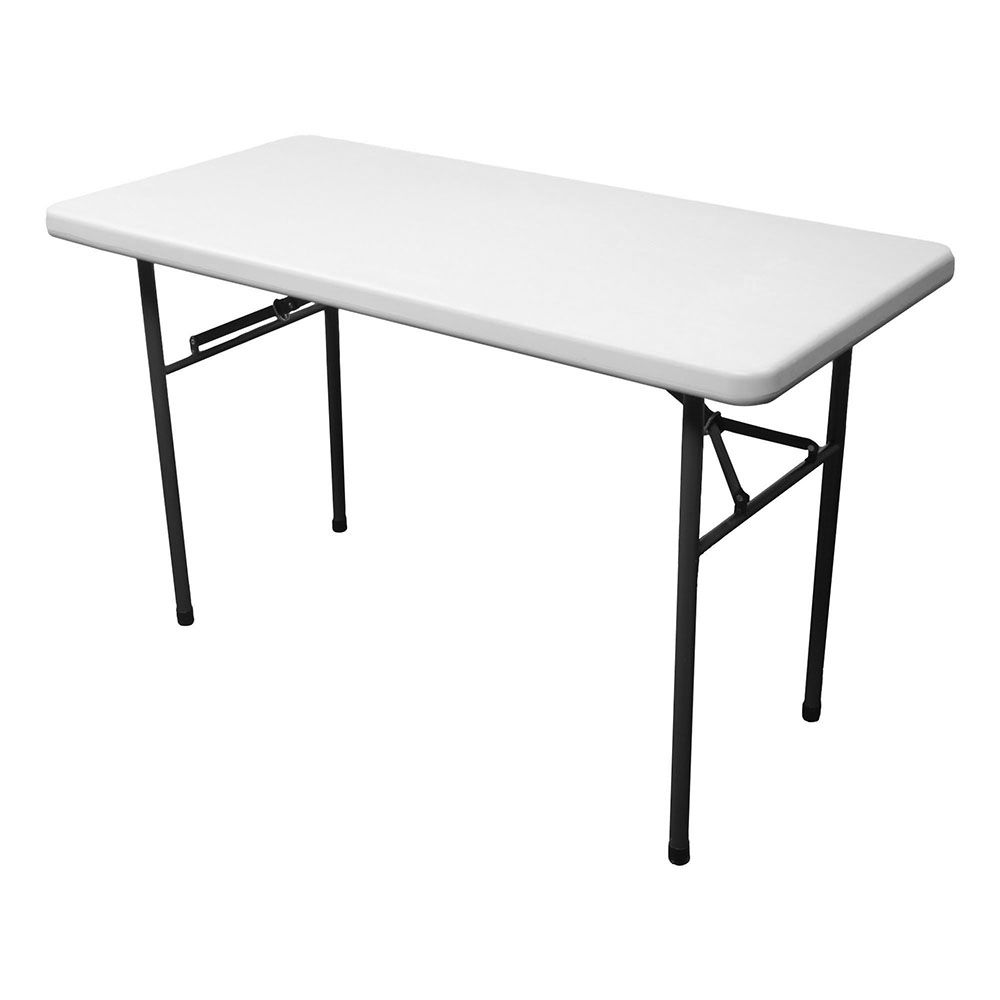  Paquete de 10 mesas plegables de plástico blanco granito de 5  pies x 30 pulgadas, mesa plegable de 5 pies, mesa plegable blanca de 5  pies, mesa plegable de 5 pies