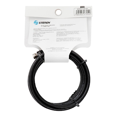 Antena Para Tv Uhf / Vhf - Doble Aro - Cable Coaxial