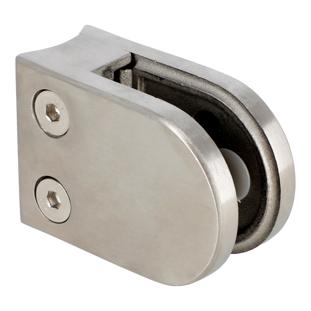 SOPORTE DE ACERO INOXIDABLE PARA VIDRIO 6.6 X 4.4 X 2.8 CM The Home