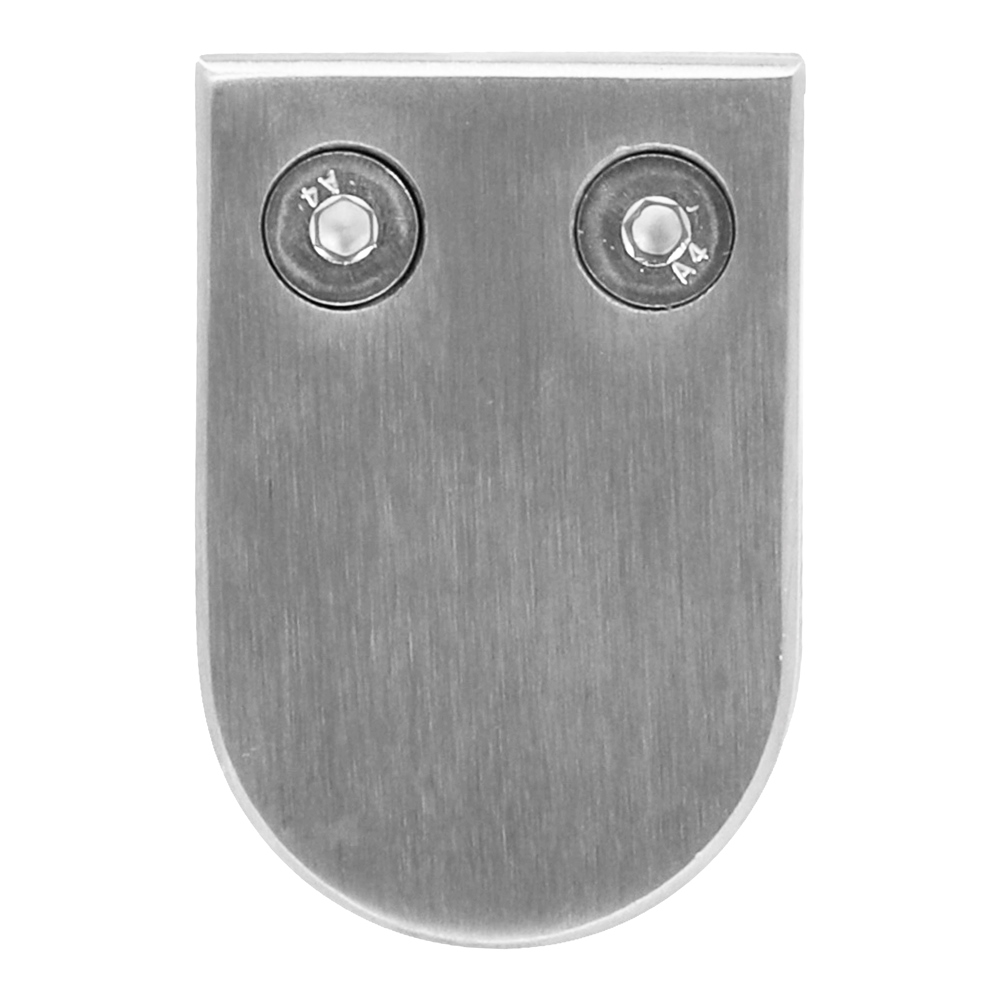 SOPORTE DE ACERO INOXIDABLE PARA VIDRIO 6.2 X 4.4 X 2.8 CM The Home