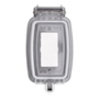 PLACA PARA EXTERIORES GRIS LEVITON