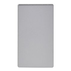 TAPÓN CIEGO DE 1 MÓDULO PLATA