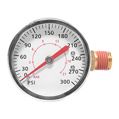 MANÓMETRO CROMADO 300 PSI