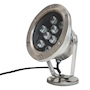 REFLECTOR EXTERIOR LED ACERO INOXIDABLE 9 LUCES MULTICOLOR