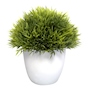 PLANTA ARTIFICIAL DECORATIVA CON MACETA BLANCA