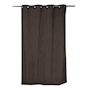 CORTINA DE JACQUARD CON ARILLOS POLIÉSTER CAFÉ 210 X 140 CM
