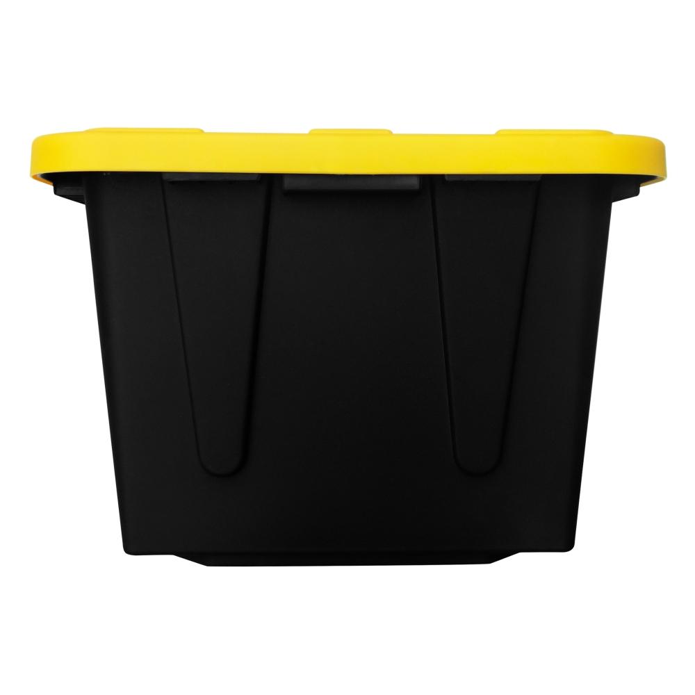 CAJA DE PLÁSTICO DE USO RUDO 64 L NEGRO